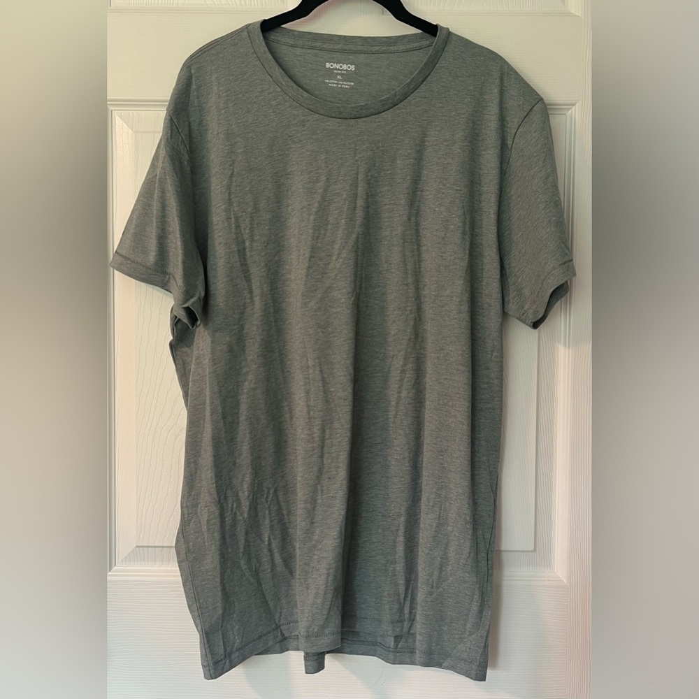 Men's Bonobos Light Green Casual Tee Shirt